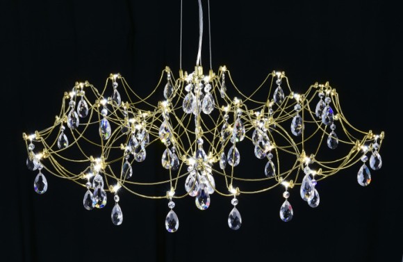 Подвесная люстра с пультом управления Myfar Ersilia MR2662-60P-50AD