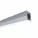 Профиль алюминиевый (рассеиватель белый матовый, заглушки - 2шт., крепеж - 8шт.) Apeyron 08-38-4