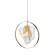 Подвесной светильник DeLight Collection Cowley P60669-1 gold/clear