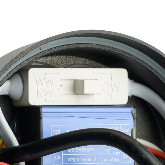 Уличный настенный светильник Feron Дели DH500, 6W, 55Lm, 3000/4000/6400К, черный