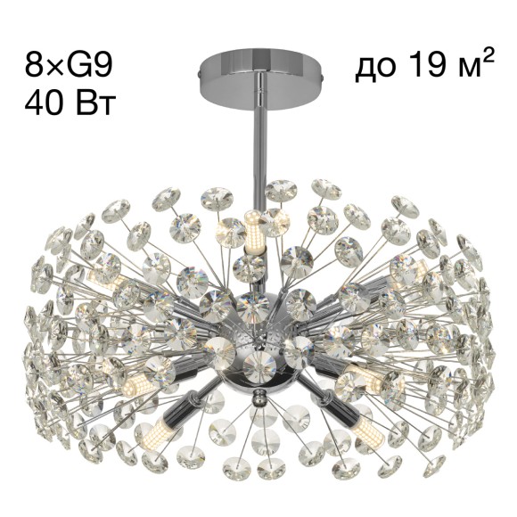 Люстра на штанге Citilux Eletto Betsy EL322CA08.1