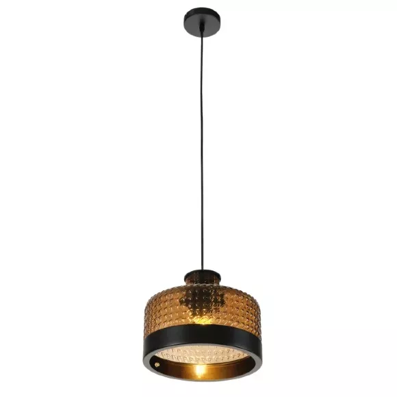 Подвесной светильник Myfar Edwin MR2482-1P, Черный, Кофейный, Коричневый