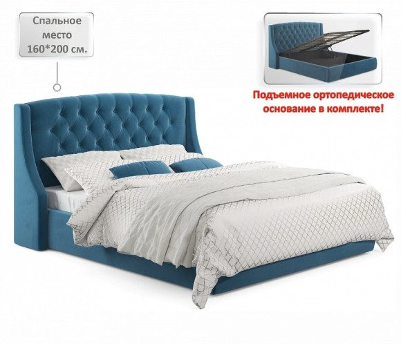 Кровать двуспальная Стефани с матрасом PROMO B COCOS 2000x1600 NMB_TE-00002563
