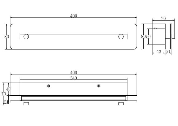 Настенный светильник Maytoni Maya P091WL-L7G3K