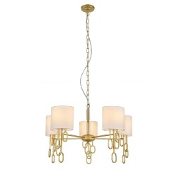 Подвесная люстра Indigo Amali 13026/5P Gold V000479