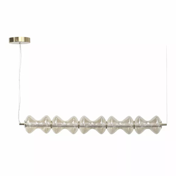Подвесная люстра ST Luce Spine SL6136.243.01, Золото, Светло-коричневый, Теплый белый, светодиодный модуль Подвесная люстра ST Luce Spine SL6136.243.01, Золото, Светло-коричневый, Теплый белый, светодиодный модуль