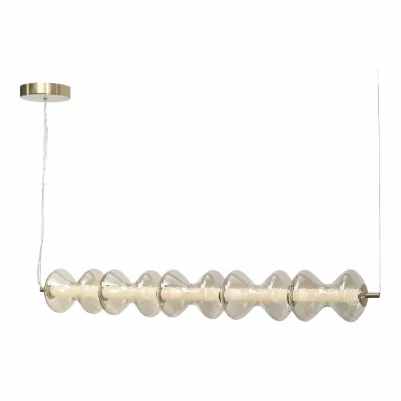 Подвесная люстра ST Luce Spine SL6136.243.01, Золото, Светло-коричневый, Теплый белый Подвесная люстра ST Luce Spine SL6136.243.01, Золото, Светло-коричневый, Теплый белый