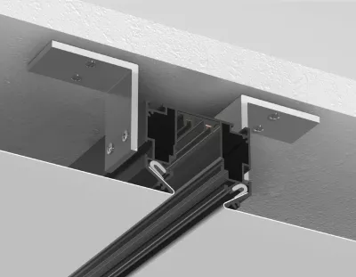 Шинопровод магнитный в натяжной потолок с торц. Заглушк. 2шт Ambrella Light Track System GL1017