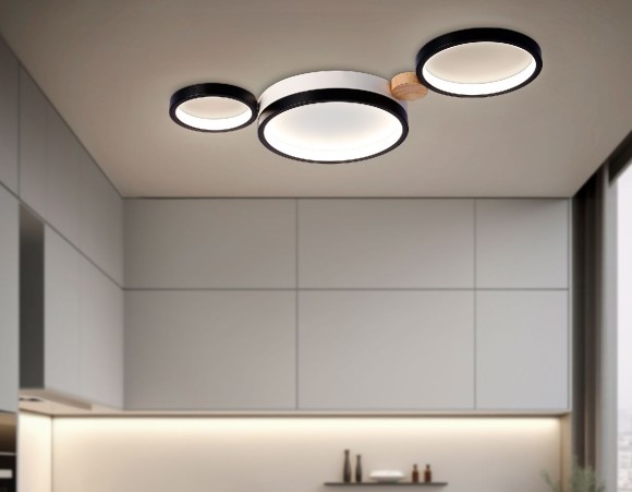 Потолочная светодиодная люстра с пультом управления Ambrella Light LineTech FL4814