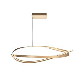 Подвесная светодиодная люстра Maytoni Plons MOD283PL-L40BS3K