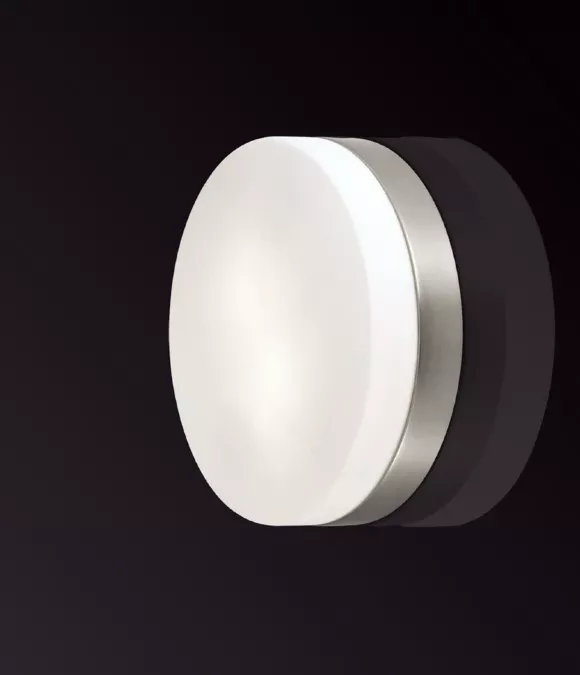 Потолочный светильник Odeon Light Presto 2405/1C, Матовый никель, Белый, Никель Потолочный светильник Odeon Light Presto 2405/1C, Матовый никель, Белый, Никель