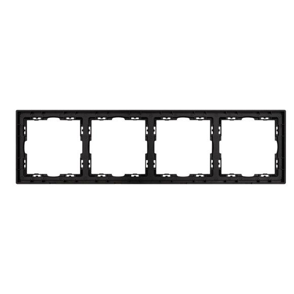 Рамка пластиковая Arlight FRM-NOBE-SFPL-4-BK 054224