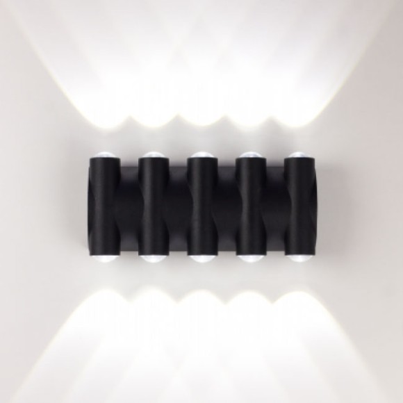 Фасадный светильник AM Group AM359-10X1W BK 4000K