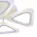 Потолочная люстра Escada Candy 10300/4LED BL, Белый, Прозрачный, От теплого до холодного, крупный план