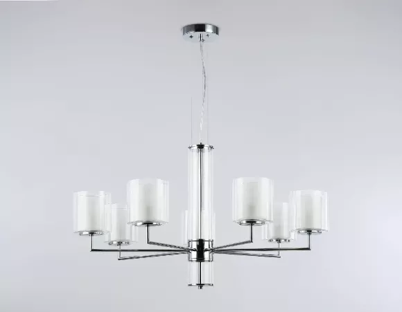 Подвесная люстра Ambrella Light High Light Heigh Light LH56003, Хром, Белый, Металл