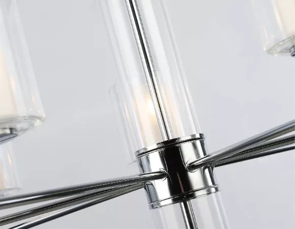 Подвесная люстра Ambrella Light High Light Heigh Light LH56003, Белый, Хром, Металл