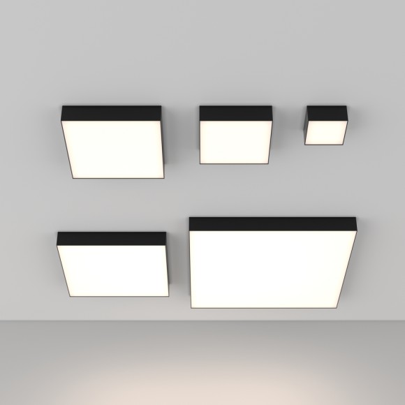 Потолочный светильник Maytoni Zon C032CL-12W4K-SQ-B