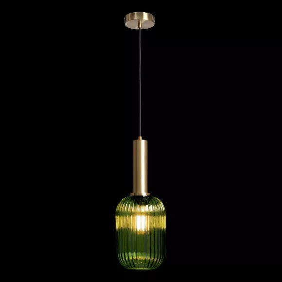 Подвесной светильник Loft IT IRIS 2072-A+BR, Коричневый, Зеленый, Металл, крупный план Подвесной светильник Loft IT IRIS 2072-A+BR, Коричневый, Зеленый, Металл, крупный план