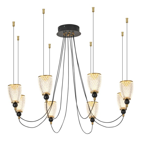 Подвесная светодиодная люстра Lussole LSP-4019