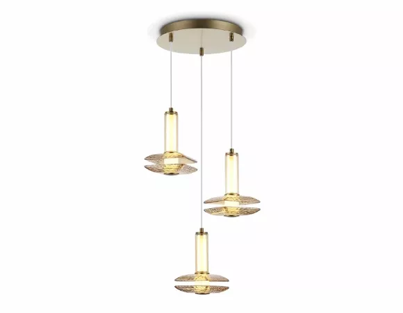 Подвесной светильник Ambrella Light High Light Crystal LH31011, декоративные элементы крупным планом