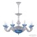 Подвесная люстра Bohemia Ivele Crystal AL79101P/8/250 WMN P Aquamarine/M-1G