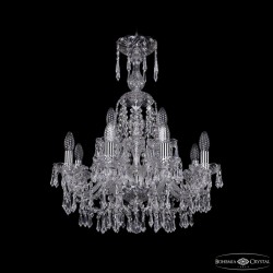 Подвесная люстра Bohemia Ivele Crystal 1403/8+4/195/XL-65 Ni