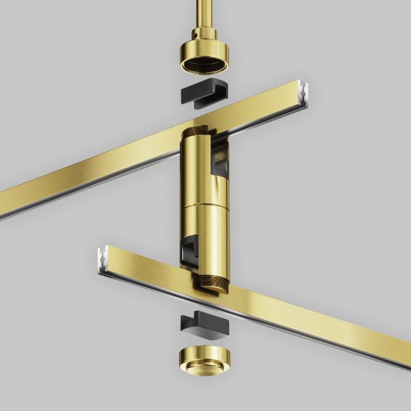 Крепление потолочное Short двойное Maytoni Flarity TRA156C-D1-BS