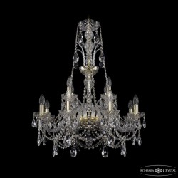 Подвесная люстра Bohemia Ivele Crystal 1411/8+4/240/XL-83 G