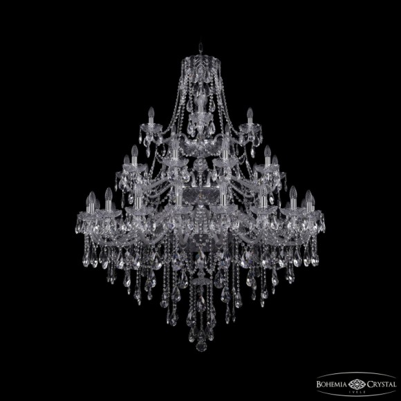 Подвесная люстра Bohemia Ivele Crystal 1415/20+10+5/460/3d Ni