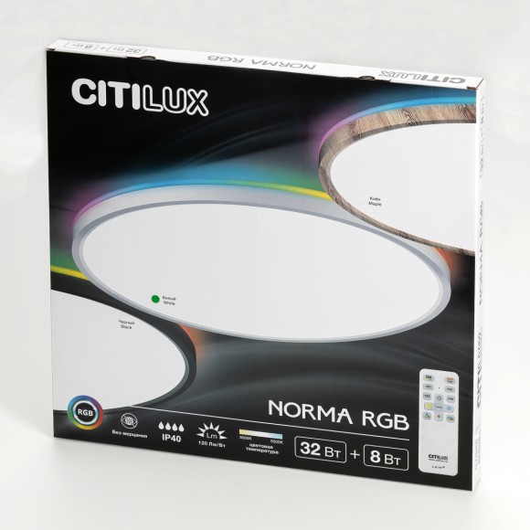Потолочный светильник Citilux Norma LED RGB CL749400
