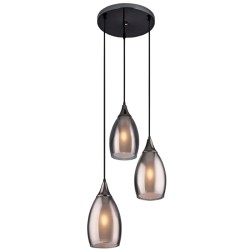 Подвесная люстра Eurosvet Cosmic 50085/3 черный жемчуг