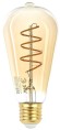 Лампа светодиодная Эра E27 7W 2400K F-LED ST64-7W-824-E27 spiral gold Б0047665