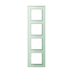 Рамка четырехместная Jung AC584GLWMT