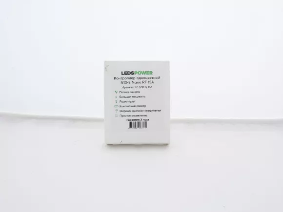 Контроллер LEDS POWER одноцветный N10-S Nano RF 15A 003771 Контроллер LEDS POWER одноцветный N10-S Nano RF 15A 003771