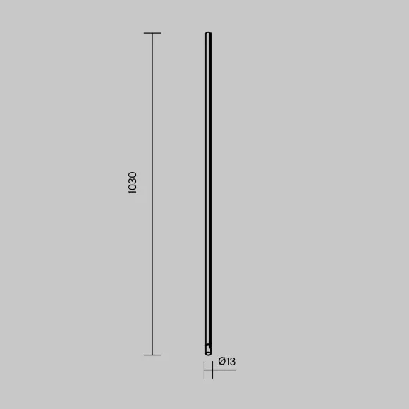 Шинопровод Maytoni Technical Busbar trunkings Arity TRX234-V-1B, Черный, Алюминий, Германия, вид сбоку