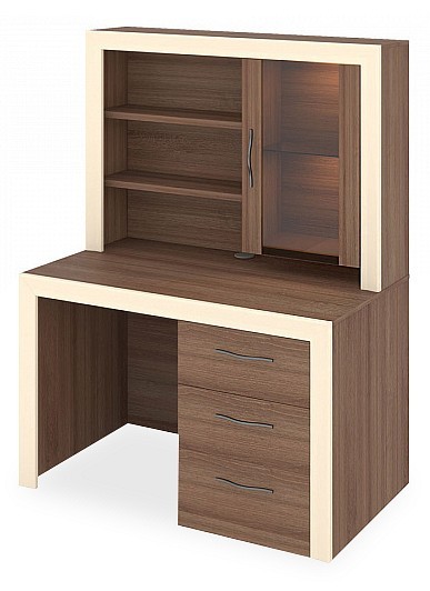 Стол компьютерный Нобиле СтЯ130+НСт130Д MER_StYA130-NSt130D-SHKr