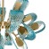 Люстра на штанге Indigo Fless 11033/18R Blue V000341