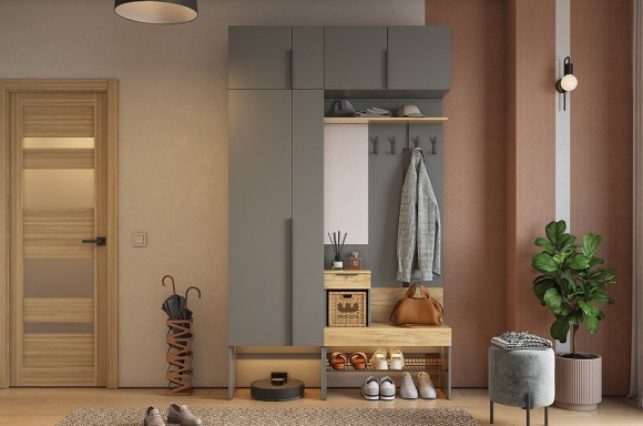 Стенка для прихожей Баско К6 MBS_PK06Basko-3319