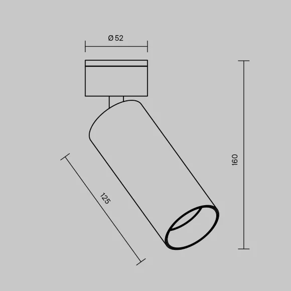 Спот Maytoni Focus Led C055CL-L12W2.7K-W-W, 2700, Теплый белый