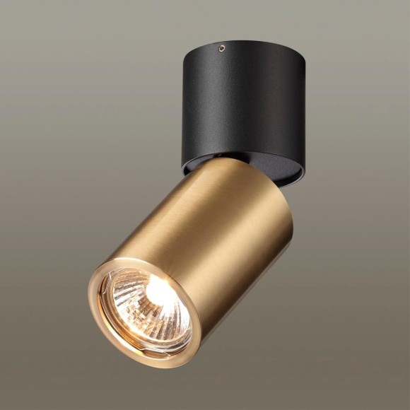 Спот Odeon Light Duetta 4280/1C, GU10, 50W, черный