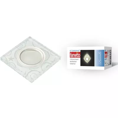 Встраиваемый светильник Fametto Luciole DLS-L203 GU5.3 CHROME/WHITE UL-00000378