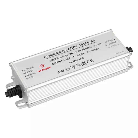 Блок питания Arlight ARPV-36150-A1 (36V, 4.16A, 150W) 035965 Блок питания Arlight ARPV-36150-A1 (36V, 4.16A, 150W) 035965