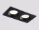 Встраиваемый светильник Ambrella Light Techno Spot Standard Tech TN102734, Современный, Черный