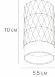 Накладной светильник Arte Lamp Fang A5658PL-1WH