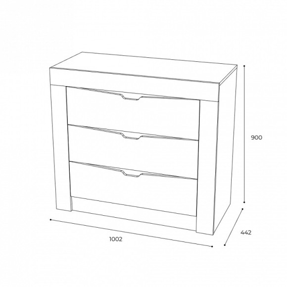 Комод Леонардо BTS_00-00162362