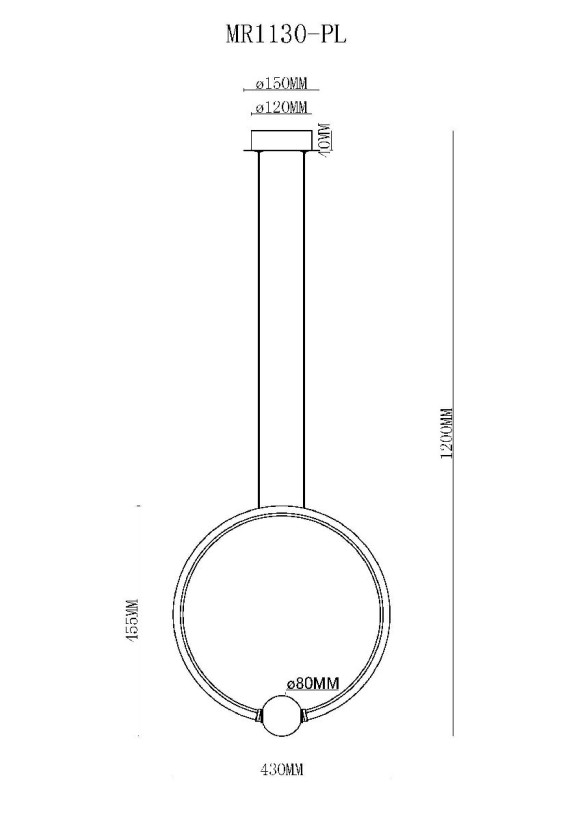 Подвесной светильник MyFar Victory MR1130-PL