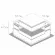 Схема размеров коннектор L-образный Arte Lamp Linea-accessories A480733