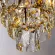Подвесная люстра Divinare Chara 3508/17 LM-6, Латунь, Прозрачный, Металл, декоративные элементы крупным планом