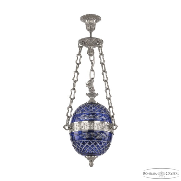Подвесной светильник Bohemia Ivele Crystal 71000P/20 Ni Clear-Blue/H-1J FA3S