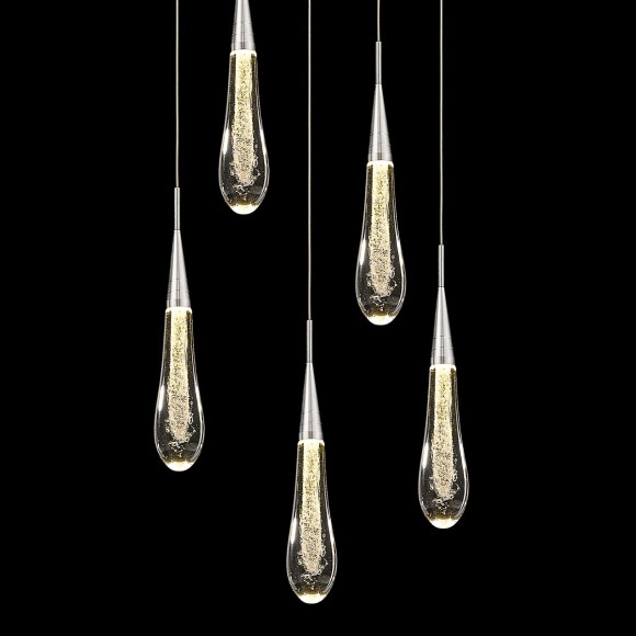 Подвесной светильник Delight Collection Pour P98036-5 silver